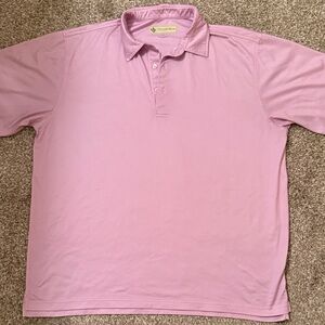 Donald Ross Men's Classic Pink Polo Shirt